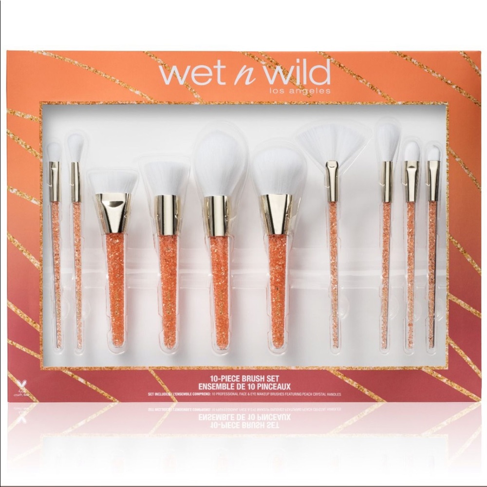 NIB Wet N Wild 10-piece Make Up Brush Set